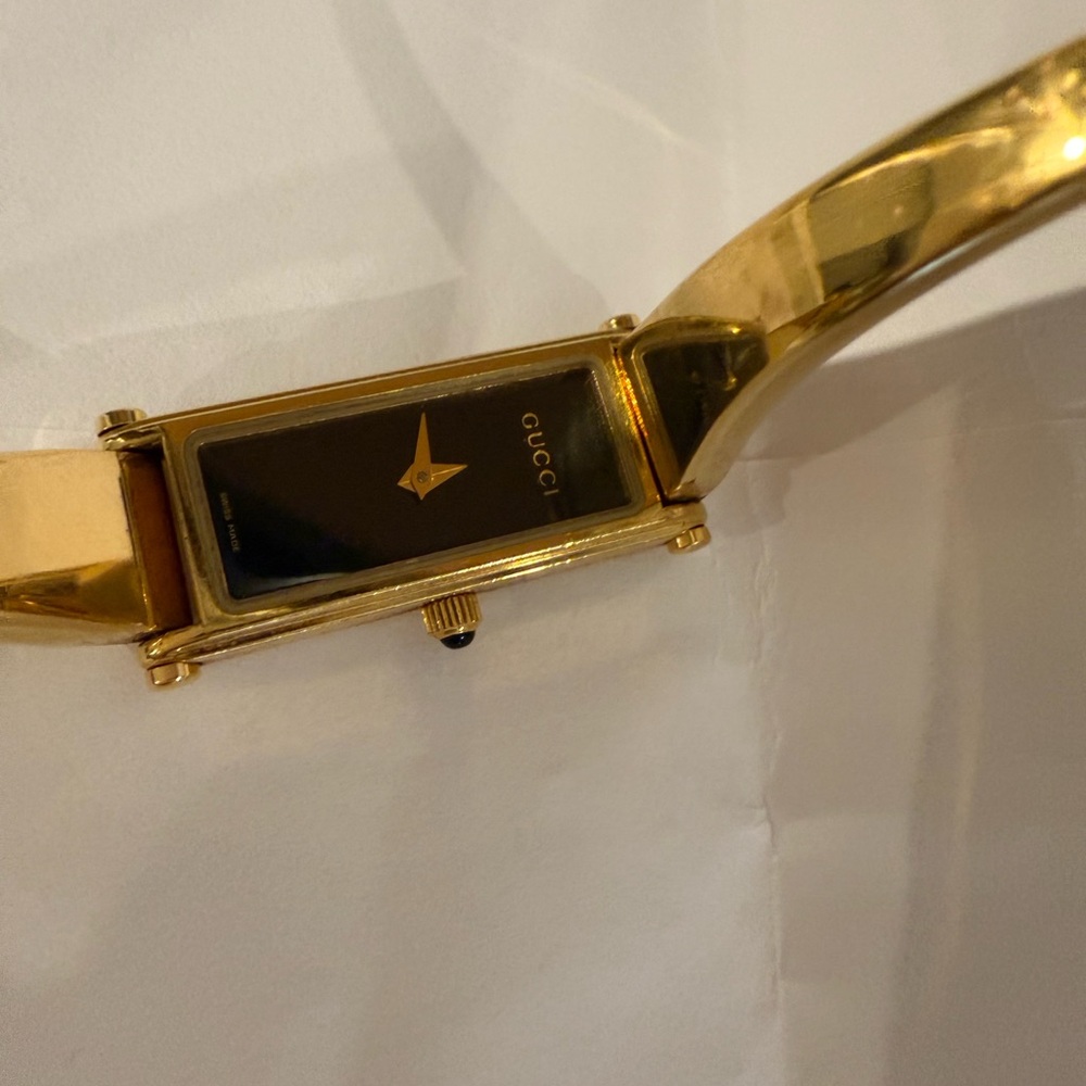 Gucci Gold Stainless Steel Watch